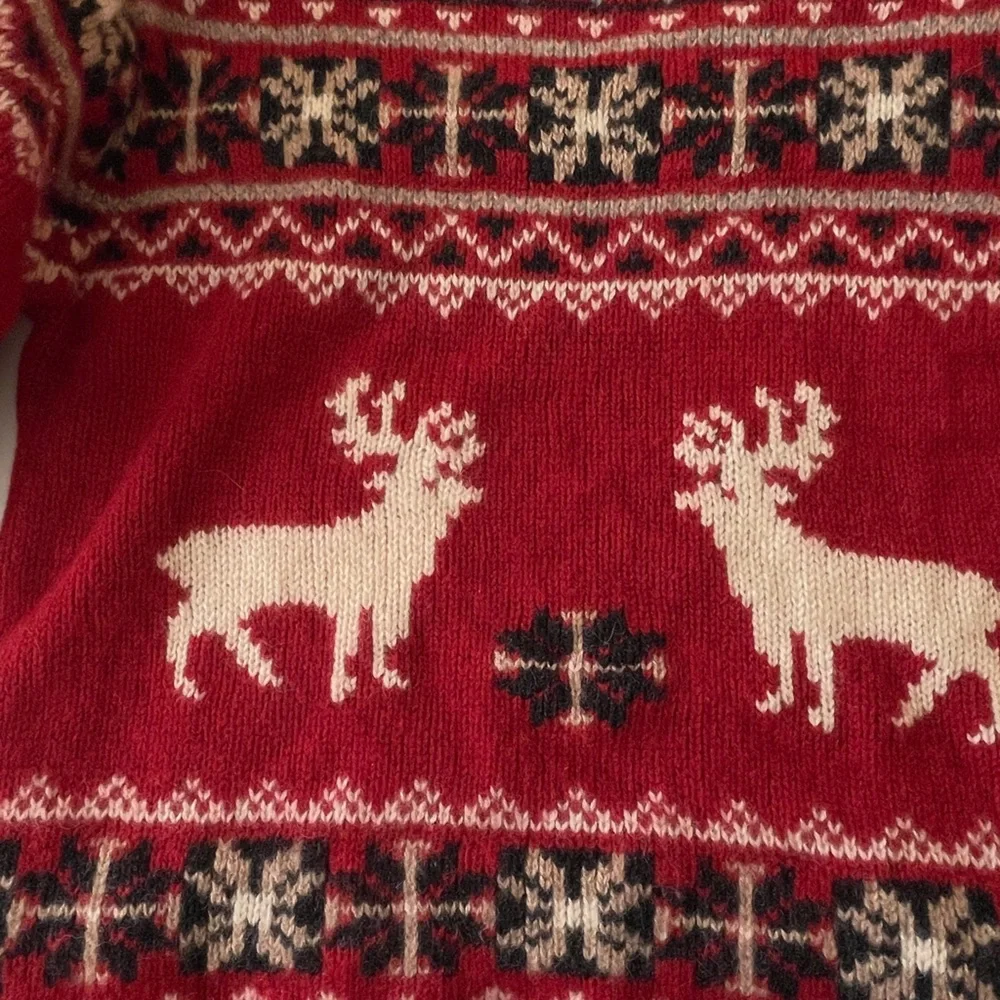 Woolrich 100% wool Winter Christmas Holiday Sweater - Picture 5 of 6